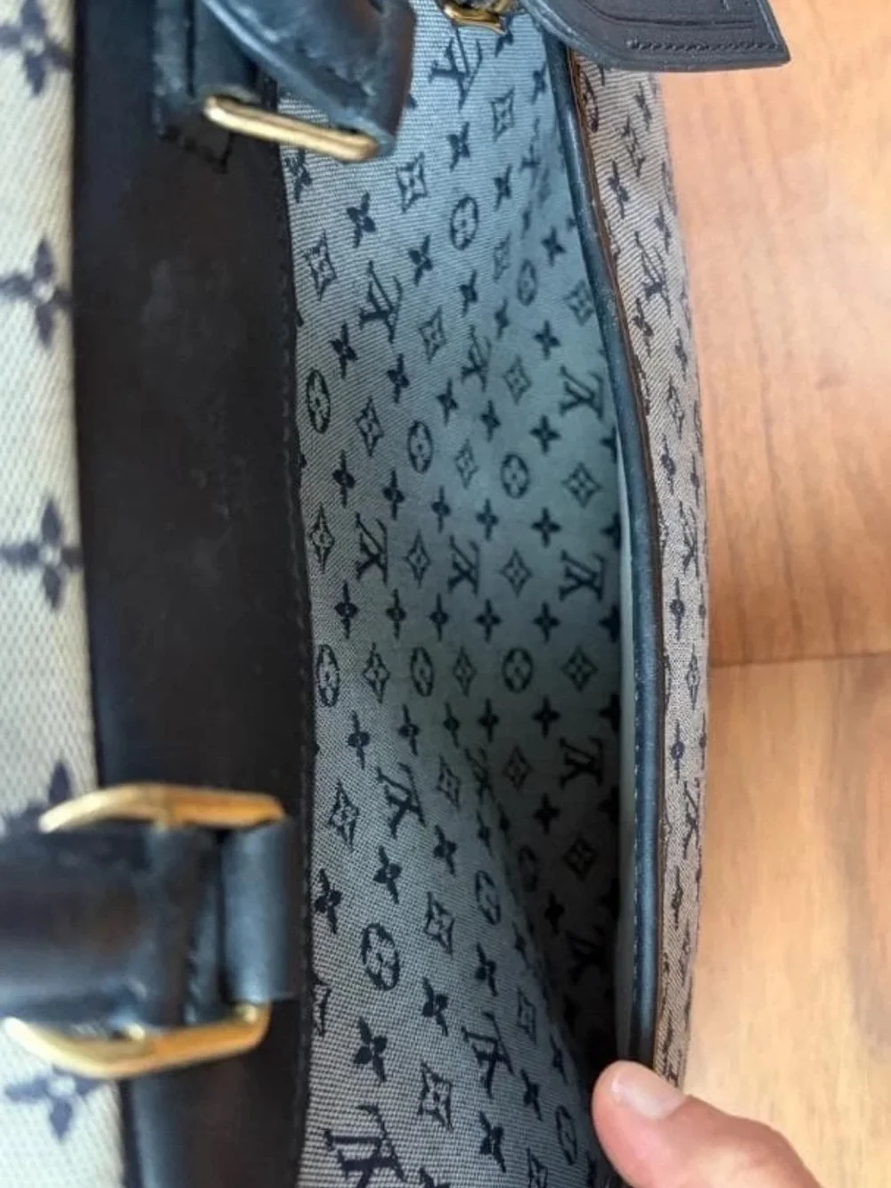 Louis Vuitton Monogram Canvas Travel Bag - Gray & Black